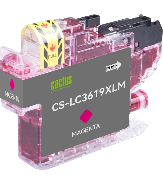 Картридж струйный Cactus CS-LC3619XLM пурпурный (18.4 мл) для Brother MFC-J2330DW/J2730DW/J3530DW/J3930DW