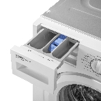 Стиральная машина встраиваемая HOMSair WMB148WH белый, загрузка фронтальная 8 кг, 1400 об/мин, класс A+++, фото10