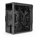 Компьютерный корпус Minitower ExeGate mEVO-7803-XP400 (mATX, БП XP400 с вент. 12см, 2*USB+1*USB 3.0, HD аудио, черный, 2 вент. 12см с RGb подсветкой), фото6