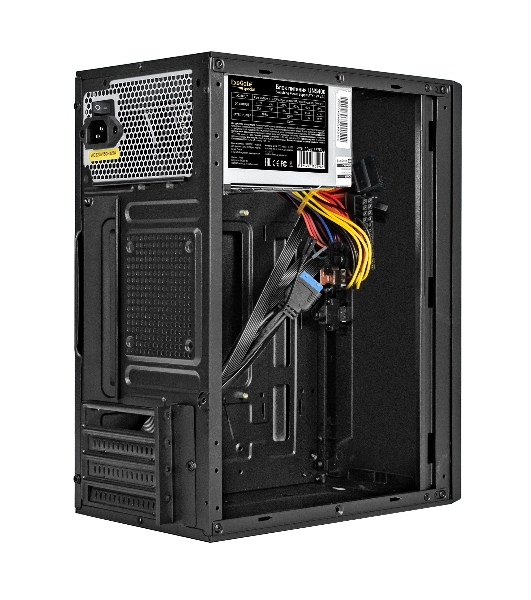 Компьютерный корпус Minitower ExeGate BAA-303U-UNS400 (mATX, БП UNS400 с вент. 12см, 2хUSB+1хUSB 3.0, HD Audio, черный)