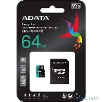 Флеш карта MICROSDXC UHS-I U3 V30S A2 100/75 MB/s 64Gb RETAIL W/1 ADAPTER, фото6
