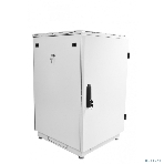 Шкаф коммутационный ЦМО (ШТК-М-24.6.6-3ААА) напольный 24U 600x600 мм пер. дв. металл 2 бок. пан. металл 700 кг серый 455 мм 55 кг 1245 мм, фото4