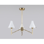 Люстра Ambrella light LH57131/3 BS/FR латунь/белый матовый E14/3 max 40W D650*590, фото4