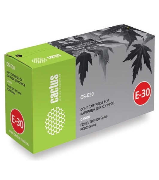 Картридж лазерный Cactus CS-E30S черный (4000 стр.) для Canon FC100/200/300 Series/PC800 Series