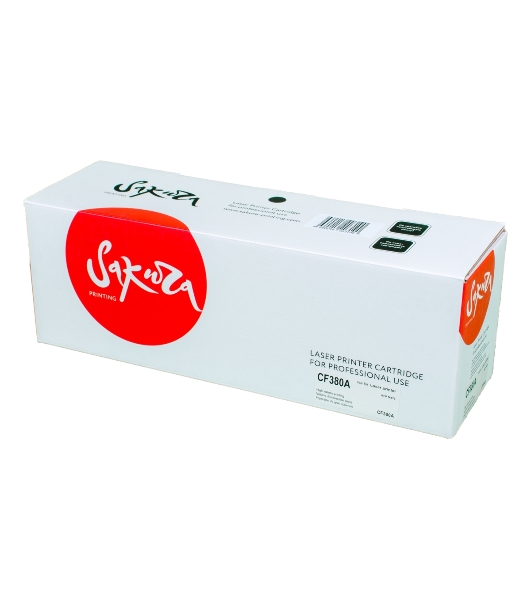 Картридж Sakura CF380A для HP MFP M476, черный 2400 к.