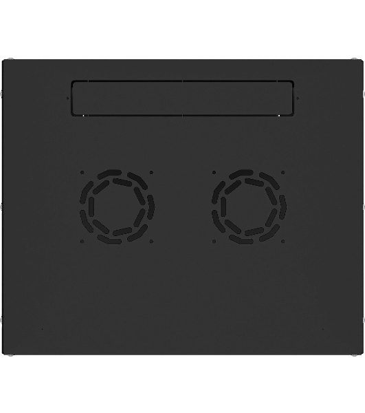 Шкаф коммутационный NTSS Lime (NTSS-WL9U5545GS-BL) настенный 9U 550x450 мм пер. дв. стекл несъемн. бок. пан. 30 кг черный 370 мм 12 кг 110 град. 500 мм IP20 сталь