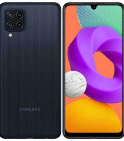 Дисплей для Samsung Galaxy M22 SM-M225F в сборе с тачскрином и рамкой OLED черный