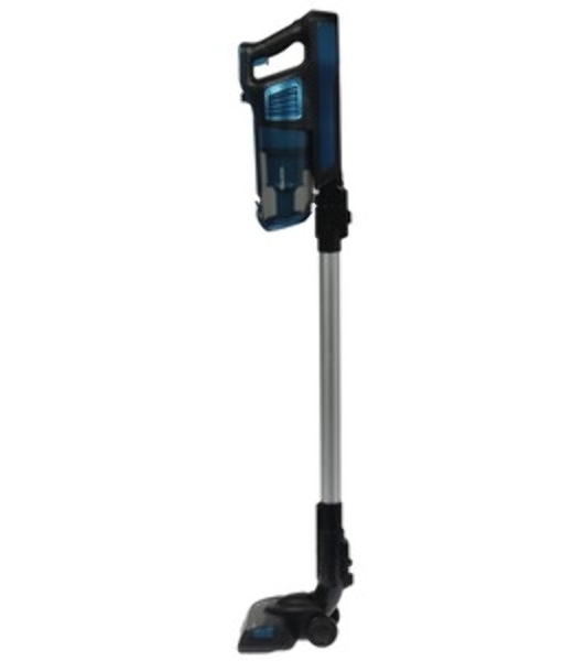 Пылесос вертикальный Blackton Bt VCA1401B черный/синий, питание от аккумулятора, 25 Вт, уборка сухая, пылесборник 0.6 л, работа от АКБ max 40 мин