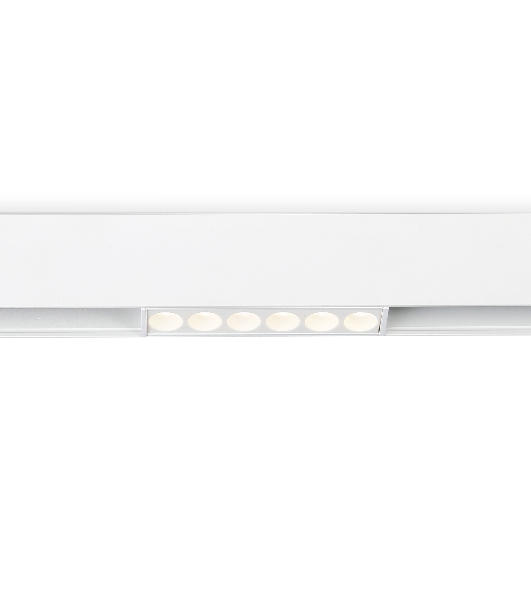 Светильник трековый светодиодный GL4017 WH белый IP20 6W 4200K 48V 24° 115*22*45