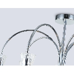 Люстра Ambrella light LH55653/7 СH/CL хром/прозрачный E14*7 max 40W D745*460, фото3