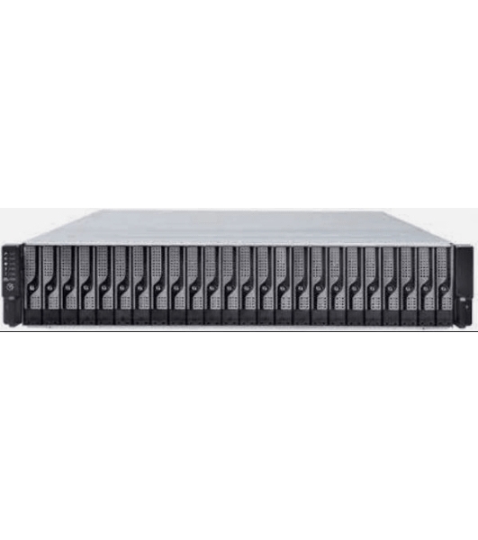 Дисковый массив Infortrend 2U/24bay dual controller 4x 12GbSAS ports, 2x(PSU+FAN module), 24x GS 2.5' drive trays, 2x 12G to 12GSAS cables for 12G storage or expansion enclosure and 1xRackmount kit (JB 3024RBA)