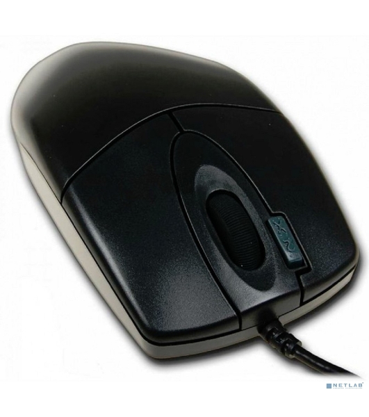 Мышь проводная A4Tech OP-720 черный, 1200 dpi, USB, кнопки - 3