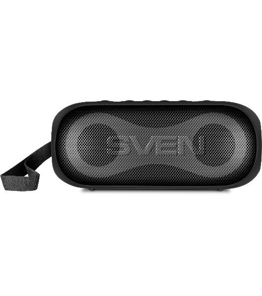 Портативная акустика SVEN PS-165, черный (16 Вт, Waterproof (IPx6), TWS, Bluetooth, microSD, 3000мА*ч)