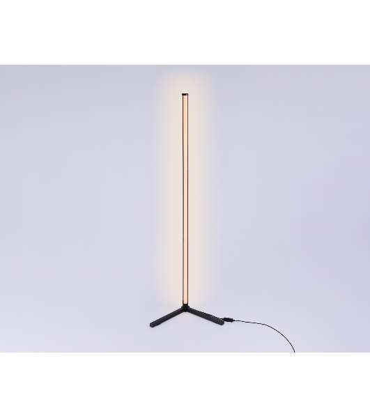 Светильник Ambrella light FL8022 BK черный LED 15W RGB D32*1250 (ПДУ РАДИО 2.4G)