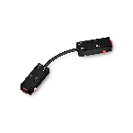 GL1110 BK черный коннектор питания гибкий для шинопровода Magnetic 220V 250*28.5*18, фото5