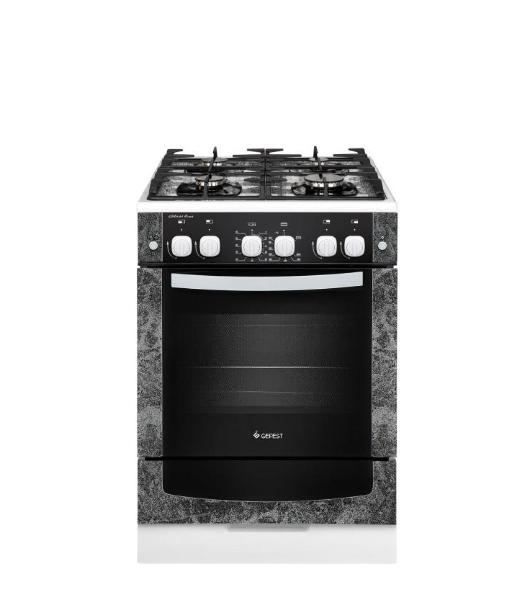 Плита газовая Gefest ПГ 6500-02 0113 черный, конфорок 4 шт, духовка 52 л, 60 см x 85 см x 60 см