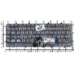 Клавиатура для ноутбука HP Envy 4-1000 Envy 6-1000 черная с серебристой рамкой, фото 1