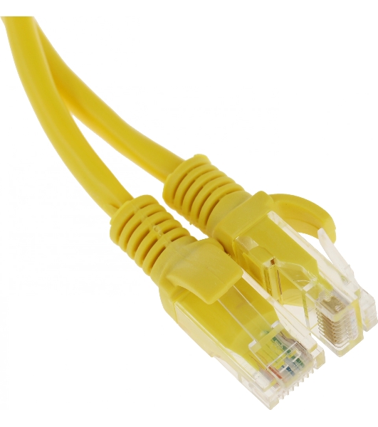 Патч-корд UTP Cablexpert cat.5e, 1м, литой, многожильный, желтый