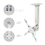 Кронштейн ONKRON K5A для проектора потолочный, белый, фото24