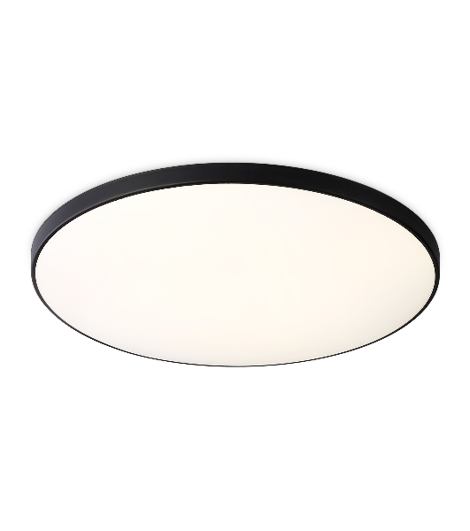Потолочный светодиодный светильник Ambrella light FZ1226 BK черный IP44 24W 4200K D372*55 (Без ПДУ)