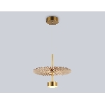 Светильник Ambrella light LH72603 BR/WH латунь/бежевый 6W 3000K D300*260-1770, фото8