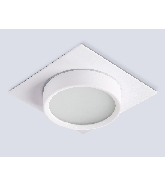 Светильник встраиваемый Ambrella light TN6737 WH белый IP44 GX53 110*110*57