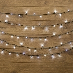 Гирлянда Neon-night 'Твинкл Лайт' 6 м, темно-зеленый ПВХ, 40 LED, белый, фото 1