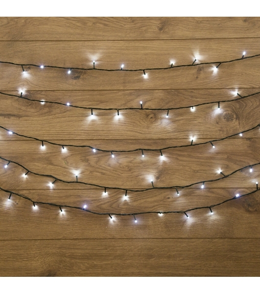 Гирлянда Neon-night 'Твинкл Лайт' 6 м, темно-зеленый ПВХ, 40 LED, белый