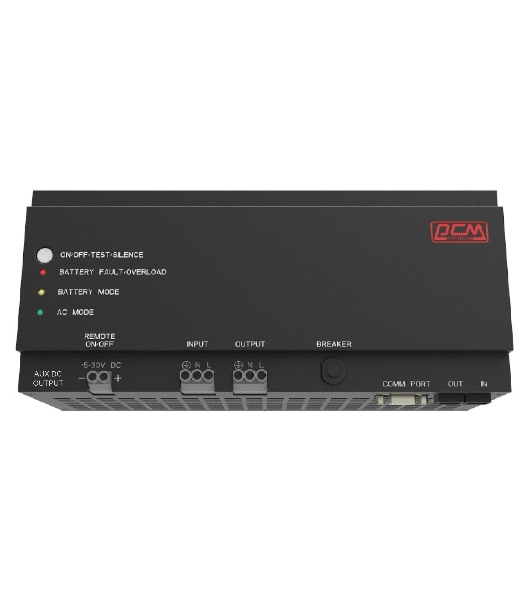 Источник бесперебойного питания Powercom DRU 500VA/300W, DIN Rail, 230V, RS-232, 2 year warranty (1114005)