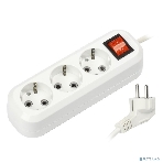 Удлинитель Smartbuy SBE-16-3-05-ZS 3 гнезда 5 метра 16А/3,5кВт с выключателем и заземлением ПВС 3х1 мм2, фото 1