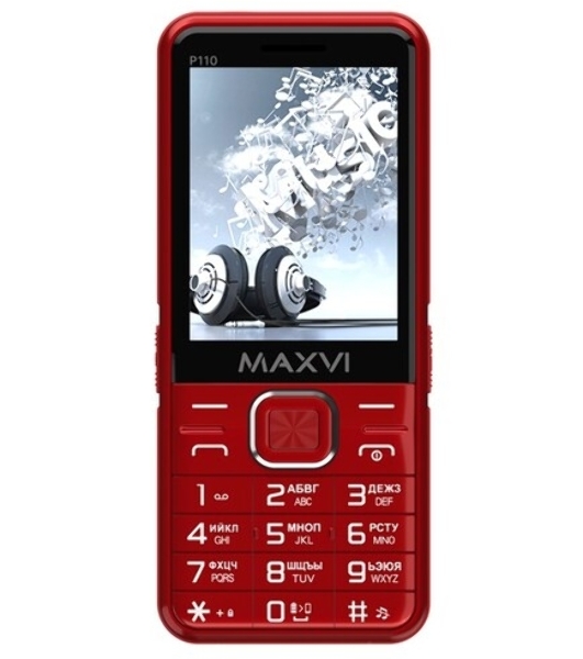 Мобильный телефон Maxvi P110 красный