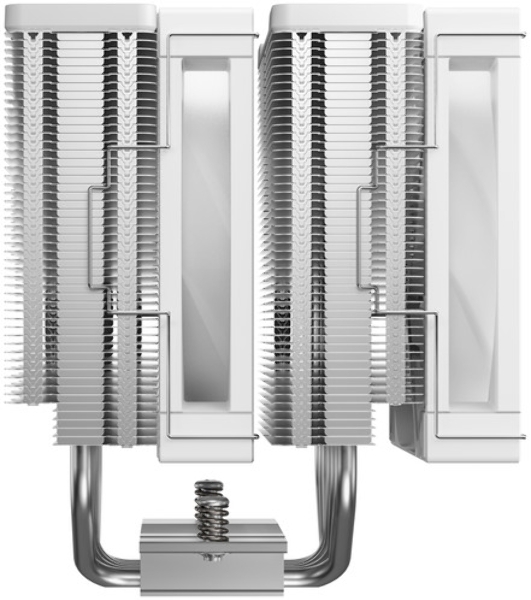 Кулер для процессора DEEPCOOL AG620 G2 WH LGA1954/1851/1700/AM5/AM4 (9шт/кор, TDP 270W, PWM, DUAL Black Fan 120mm, 6 тепл. трубок, белый) RET