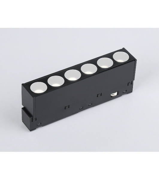 Светильник трековый светодиодный GL4019 BK черный IP20 6W 4200K 48V 24° 115*22*45