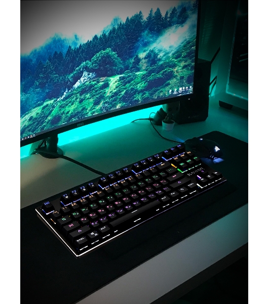 Клавиатура SunWind SW-K900G проводная, USB Type-A, чёрный