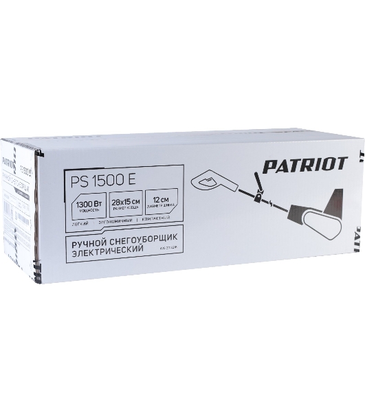 Снегоуборщик электрический Patriot PS 1500 E 1.3кВт