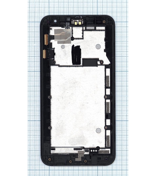 Дисплей для Asus ZenFone 2 Laser ZE551KL черный с рамкой