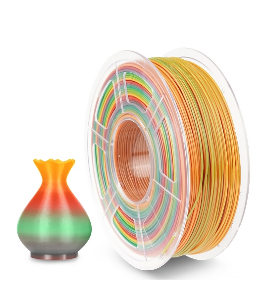 Филамент NVPrint PETG Rainbow для 3D печати диаметр 1.75мм длина 330 метров масса 1 кг