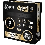 Кабель аудио-видео Cactus CS-HDMI-AOC-2.1-30 HDMI (m)/HDMI (m) 30м. позолоч.конт. черный, фото5
