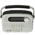 Радиоприемник белый SVEN SRP-505 (4 Вт, FM/AM/SW, USB, SD/microSD, Bluetooth, 1200 мАч), фото6