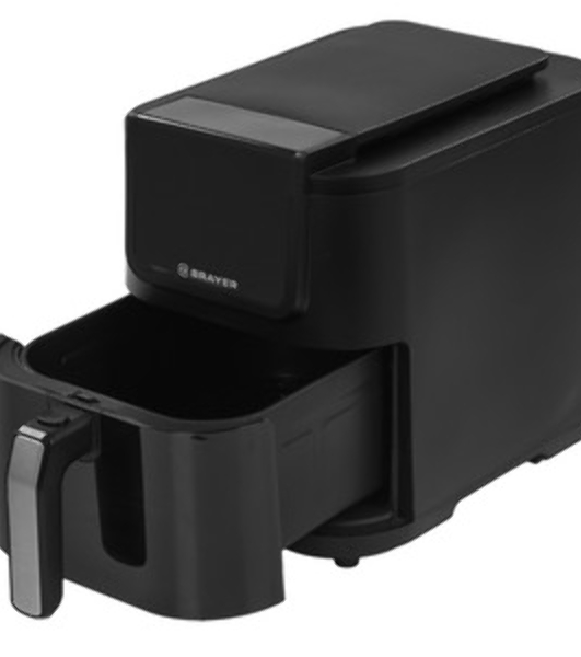 Аэрогриль Brayer 2041BR черный, 1500 Вт, 5 л, сенсор, 8 программ