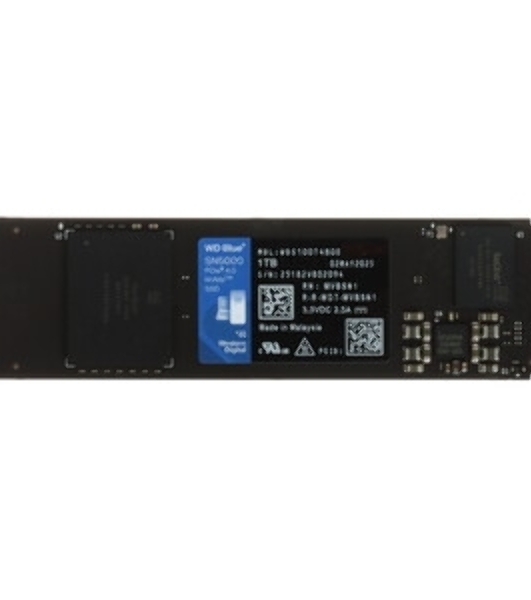 Накопитель SSD Western Digital WD Blue SN5000, 1Tb, PCIe 4.0 x4, M.2 2280, NVMe, R/W 5150/4900