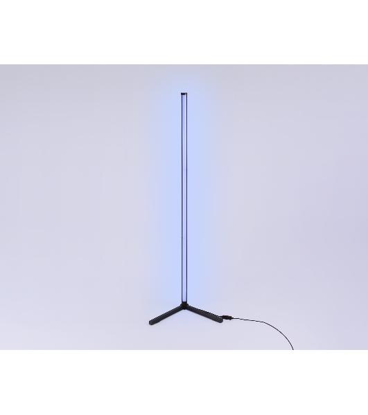 Светильник Ambrella light FL8022 BK черный LED 15W RGB D32*1250 (ПДУ РАДИО 2.4G)