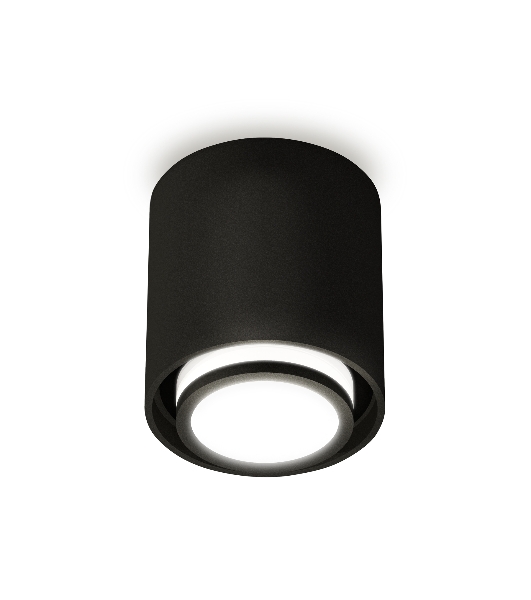 Светильник Ambrella Light XS7723015 SBK/FR черный песок/белый матовый MR16 GU5.3 (C7723, N7165)