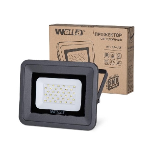 Светодиодный прожектор WOLTA WFL-50W/06 5500K 50 W SMD IP 65 цвет серый слим