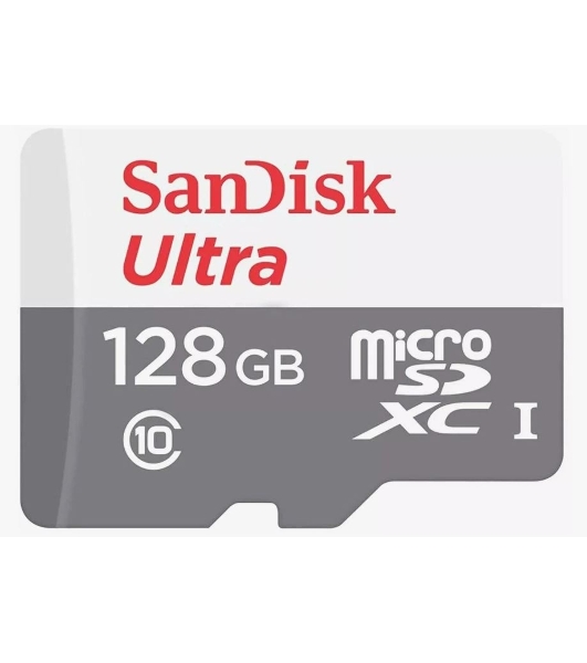 Флеш карта microSD 128Gb SanDisk microSDXC Class 10 Ultra UHS-I 100Mb/s