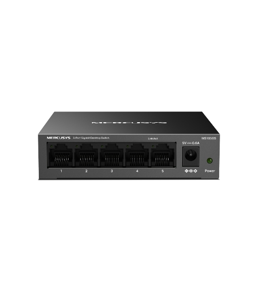 Коммутатор настольный Mercusys MS105GS с 5 гигабитными портам