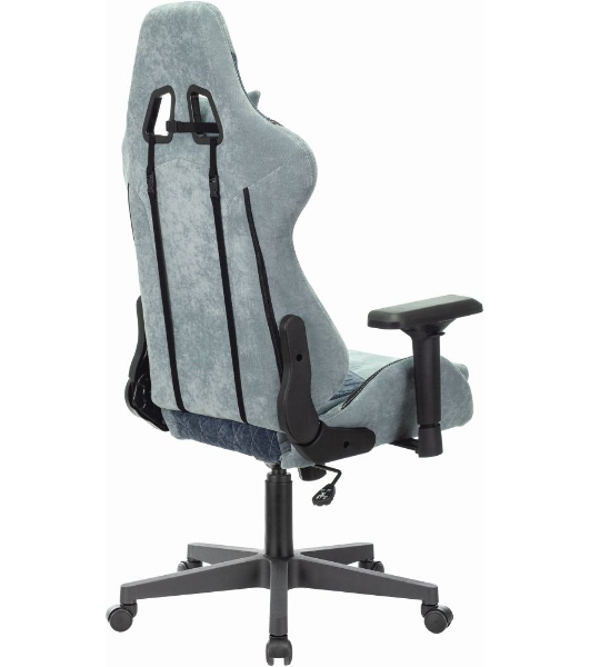 Кресло Бюрократ VIKING 7 KNIGHT BL FABRIC синий, ткань, 120 кг, механизм качания