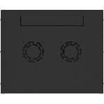 Шкаф коммутационный NTSS Lime (NTSS-WL6U5560GS-BL) настенный 6U 550x600 мм пер. дв. стекл несъемн. бок. пан. 30 кг черный 520 мм 12 кг 110 град. 500 мм IP20, фото2