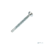 Саморез оконный Kranz сверло, 3.9х38, белый цинк, короб (500 шт./уп.), фото6
