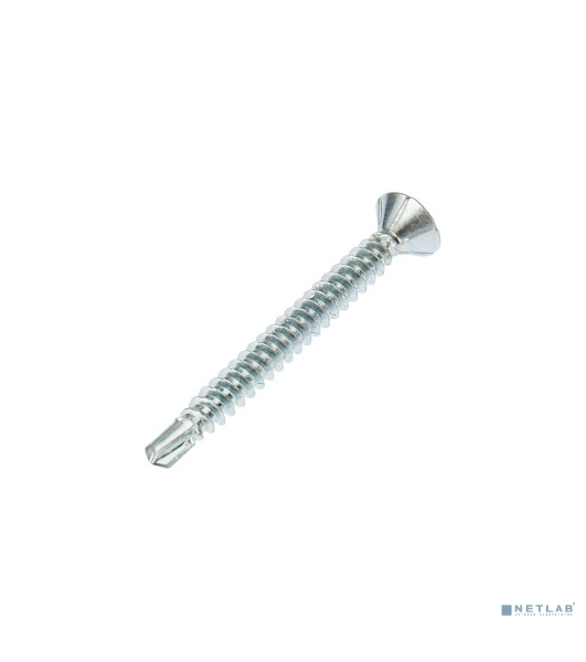 Саморез оконный Kranz сверло, 3.9х38, белый цинк, короб (500 шт./уп.)